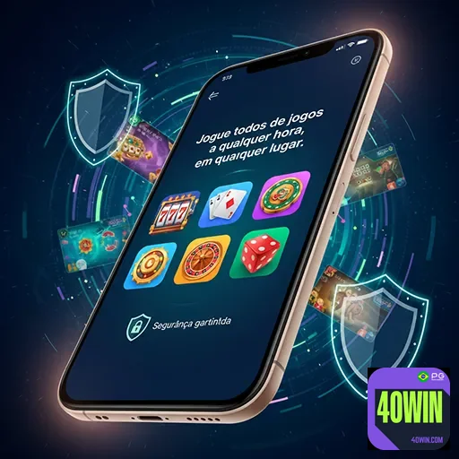 Jogador com celular acessando casino online no smartphone